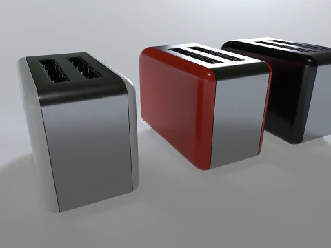 टोस्टर सेट 1 3D मॉडल