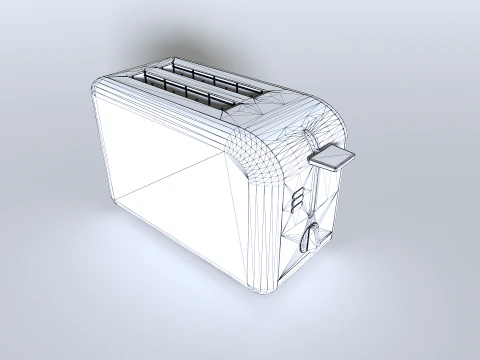 टोस्टर सेट 1 3D मॉडल