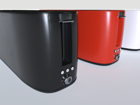 Toaster set 2 3D Model