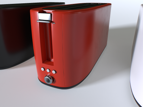 Toaster set 2 3D Model