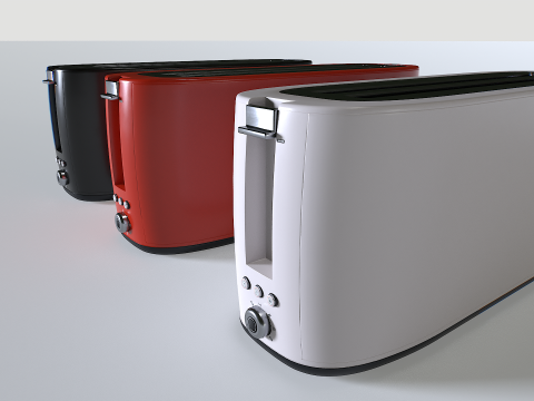 Toaster set 2 3D Model