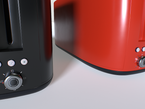 Toaster set 2 3D Model
