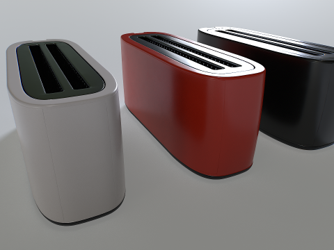 Toaster set 2 3D Model
