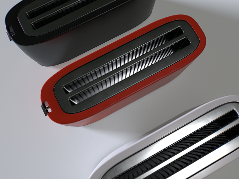 Toaster set 2 3D Model