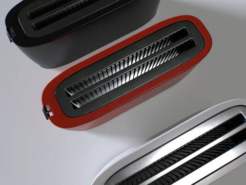 Toaster set 2 3D Model