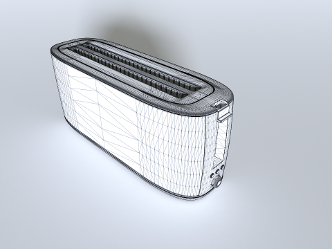 Toaster set 2 3D Model