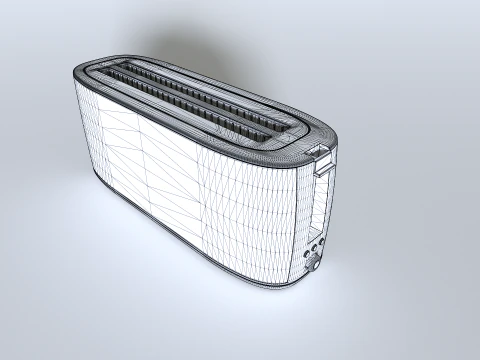 Toaster set 2 3D Model