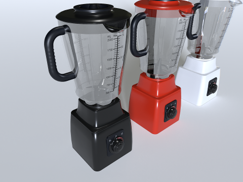 Food Blender pack 1 3D Model