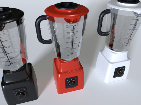 Food Blender pack 1 3D Model