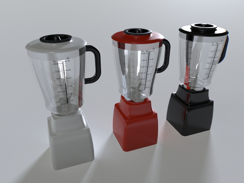 Food Blender pack 1 3D Model