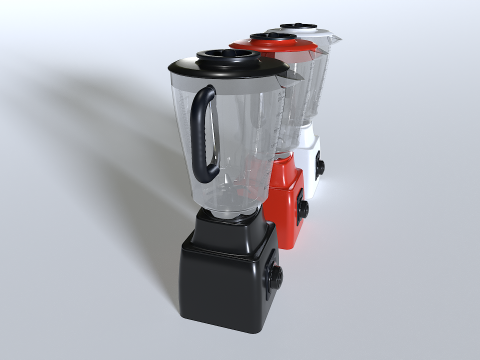 Food Blender pack 1 3D Model