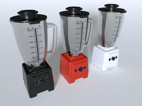 Zestaw blendera spożywczego 2 Model 3D