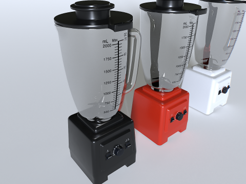 Food Blender pack 2 3D Model