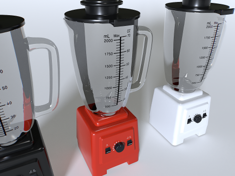 Food Blender pack 2 3D Model