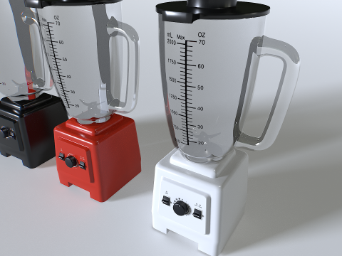 Food Blender pack 2 3D Model