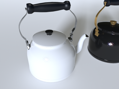 Kettle teapot pack 1 3D Model