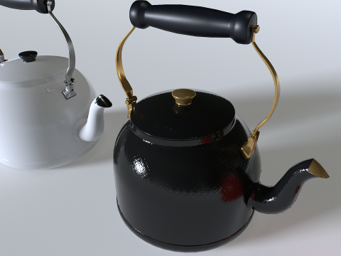 Kettle teapot pack 1 3D Model