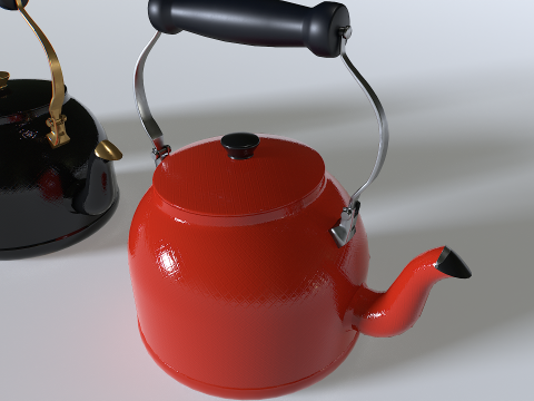 Kettle teapot pack 1 3D Model