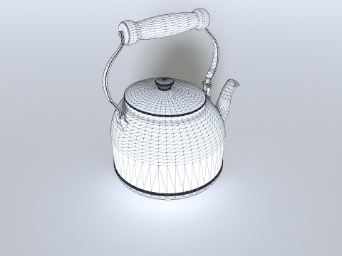 Kettle teapot pack 1 3D Model