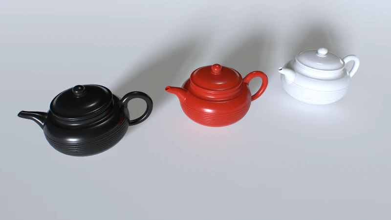 Teapot pack 1 3D Model .c4d .max .obj .3ds .fbx .stl .blend