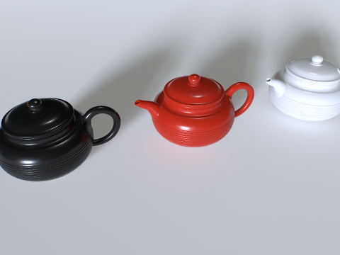 Teapot pack 1 3D 모델