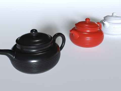 Teapot pack 1 3D Model