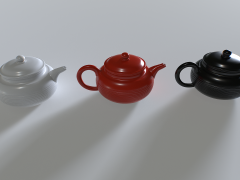 Teapot pack 1 3D Model