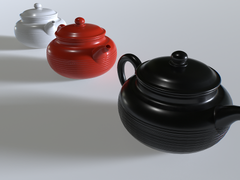 Teapot pack 1 3D Model