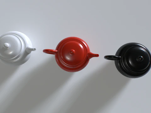 Teapot pack 1 3D Model