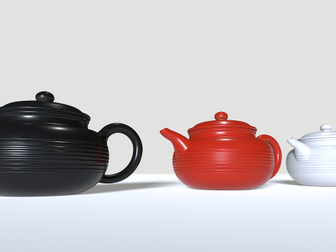 Teapot pack 1 3D Model