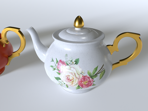 Teapot Pack 2 3D 模型