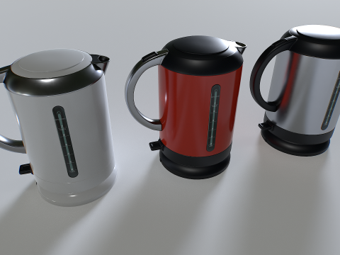 Kettle pack 2 3D Modell