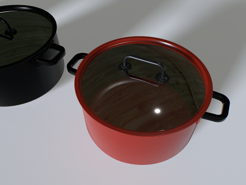 Cooking pot set 1 Modelo 3D