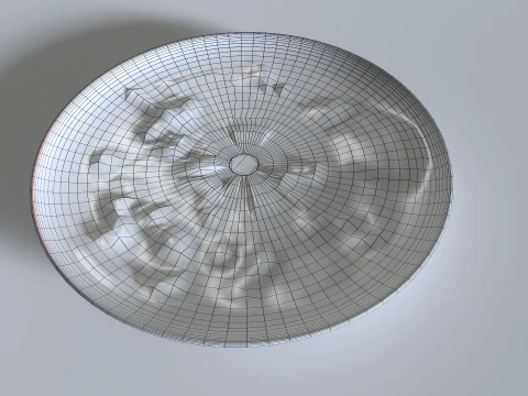 Food In a plate 1 3D Model
