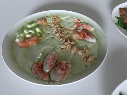 Food In a plate pack 2 3D Model