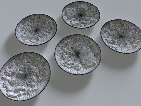 Food In a plate pack 2 3D Model