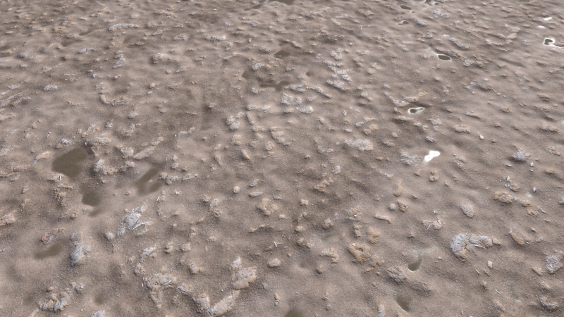 Dirty sand terrain PBR pack 3 Textures CG テクスチャ .c4d .max .obj .3ds .fbx .stl .blend