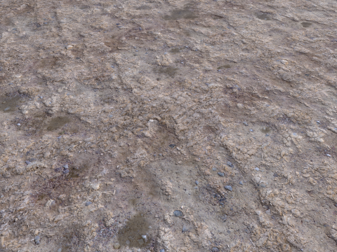 Dirty sand terrain PBR pack 3 Textures CG テクスチャ