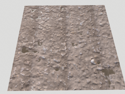 Dirty sand terrain PBR pack 3 Textures CG テクスチャ