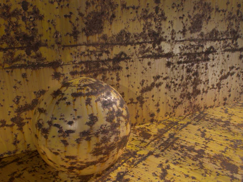 Paslı Metal Dokular Paketi 1 CG Dokuları