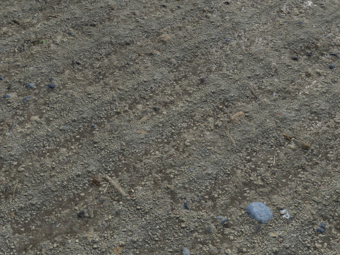 Muddy terrain and puddles 4 PBR CG テクスチャ