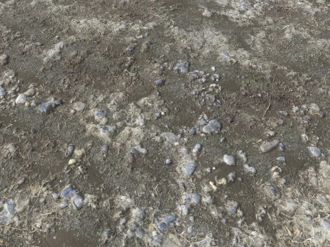 Muddy terrain and puddles 4 PBR CG Textures