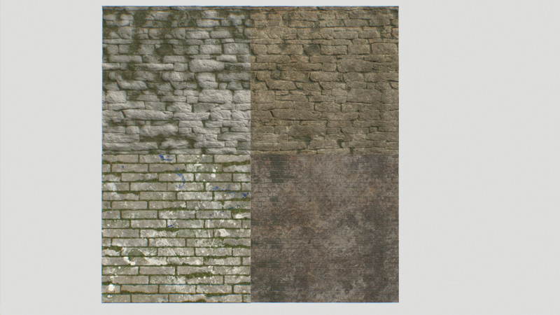 Stone wall textures pack 13 CG टेक्स्चर्स .c4d .max .obj .3ds .fbx .stl .blend