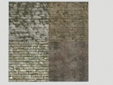 Stone wall textures pack 13 CG 纹理