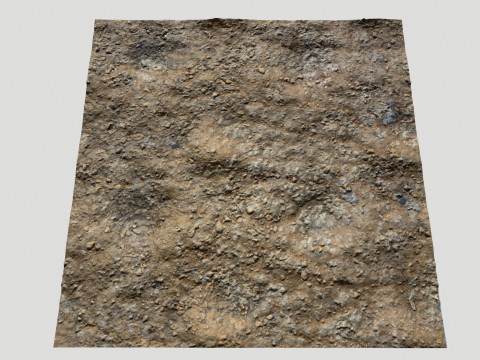 Muddy Terrain and Puddles 5 PBR CG テクスチャ