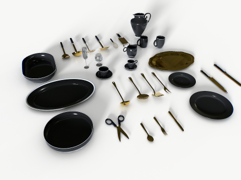 Kitchenware set 2 3Dモデル
