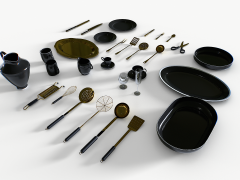 Kitchenware set 2 3Dモデル