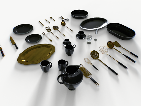 Kitchenware set 2 3Dモデル