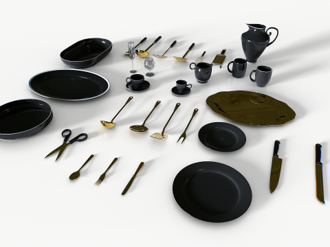 Kitchenware set 2 3Dモデル