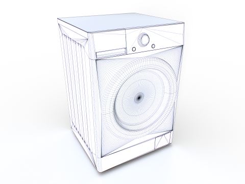 Washing Machine Set 3Dモデル